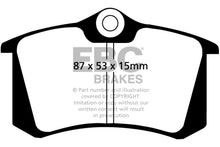 Load image into Gallery viewer, EBC 10-13 Audi A3 2.0 TD Greenstuff Rear Brake Pads