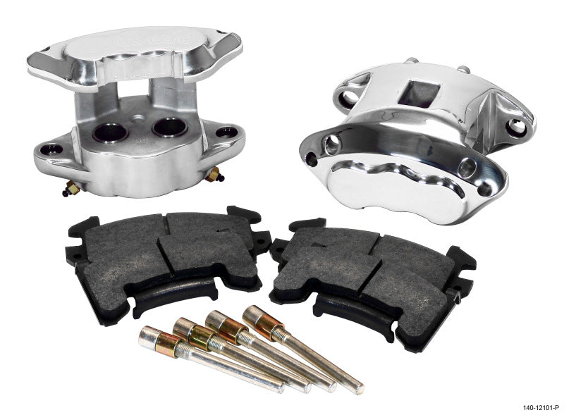 Wilwood D154 Rear Caliper Kit -Polished 1.12 / 1.12in Piston 1.04in Rotor