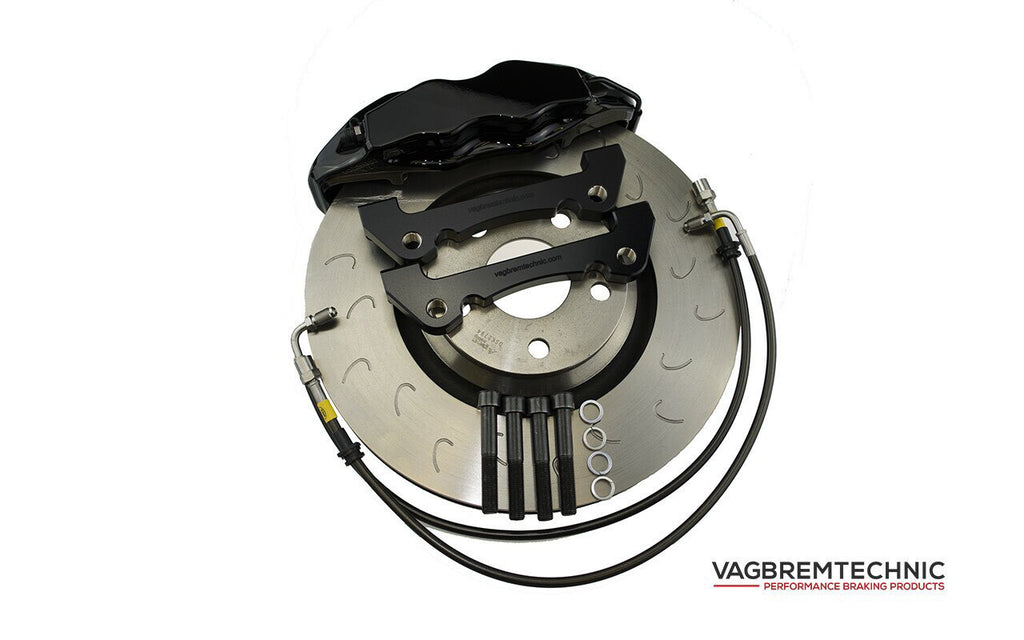 Vagbremtechnic Brembo 4 Piston Big Brake Kit - Fits VW Mk5, Mk6, Mk7, B6, B7, Audi 8P, 8V, 8J