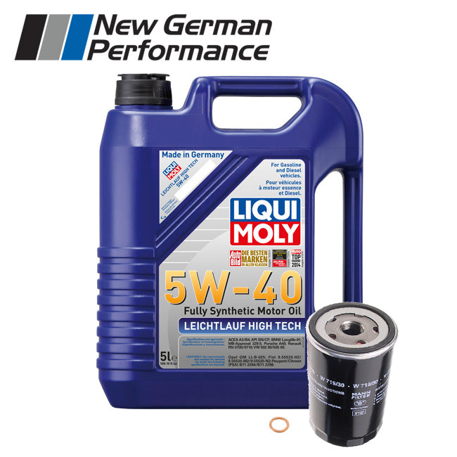 Oil Change Kit - VW Mk1 / Mk2 / Mk3 Golf / Jetta / GTI - 1.8/2.0L - LIQUI MOLY Leichtlauf