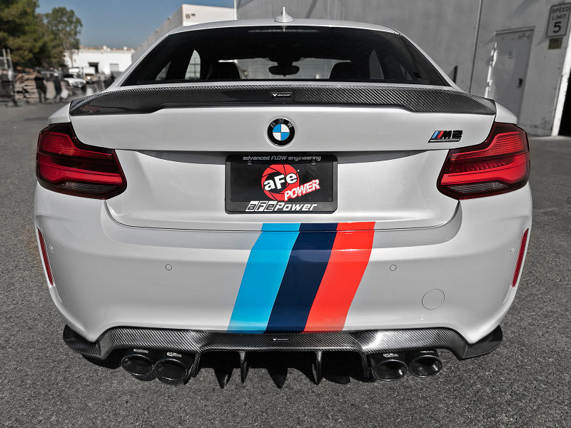 aFe MACHForce XP Exhausts Cat-Back SS 19-21 BMW M2 Competition L6-3.0L w/Black Tips