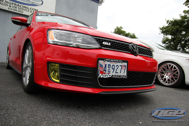 Rennline Tow Hook Billet License Plate Mount - Mk6 Golf / GTI / "R" / Jetta Sportwagen / 2015+ Jetta not GLI