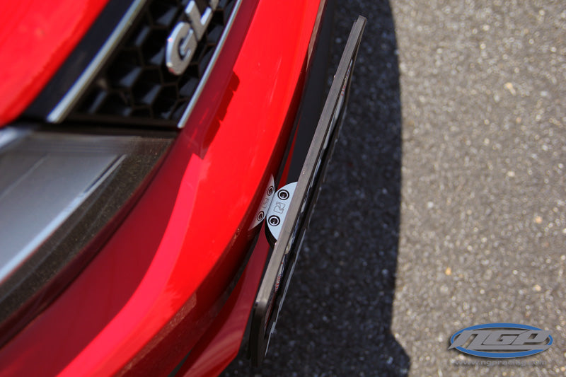 Rennline Tow Hook Billet License Plate Mount - Mk6 Golf / GTI / "R" / Jetta Sportwagen / 2015+ Jetta not GLI