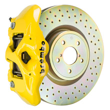 Load image into Gallery viewer, Brembo 02-07 Impreza/WRX/08-14 WRX Front GT BBK 4 Piston Cast 326 x30 1pc Rotor Drilled- Yellow