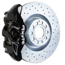 Load image into Gallery viewer, Brembo 07-15 TT 2.0T/07-15 TT 3.2L/09-15 TTS Fr GT BBK 4 Pist Cast 345x30 1pc Rotor Drilled-Black