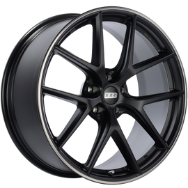 BBS CI-R 20x9 5x120 ET25 Satin Black Polished Rim Protector Wheel -82mm PFS/Clip Required