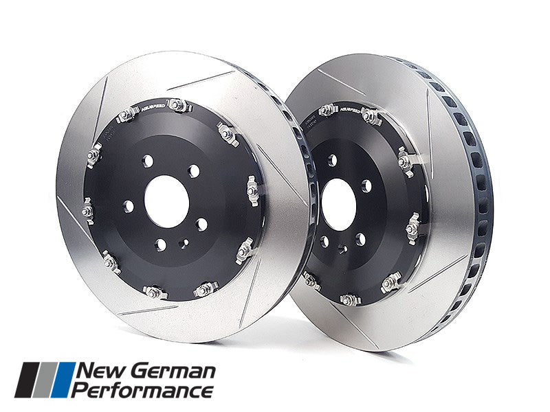 NEUSPEED Audi RS3 2 Piece Floating Slotted Brake Rotors