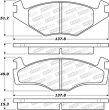 Load image into Gallery viewer, StopTech 85-93 Volkswagen Cabriolet Street Performance Front Brake Pads