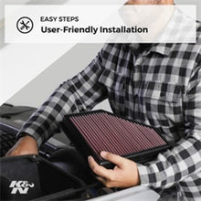 Load image into Gallery viewer, K&amp;N 2012 Hyundai Santa Fe III 2.0L F/I Replacement Drop In Air Filter