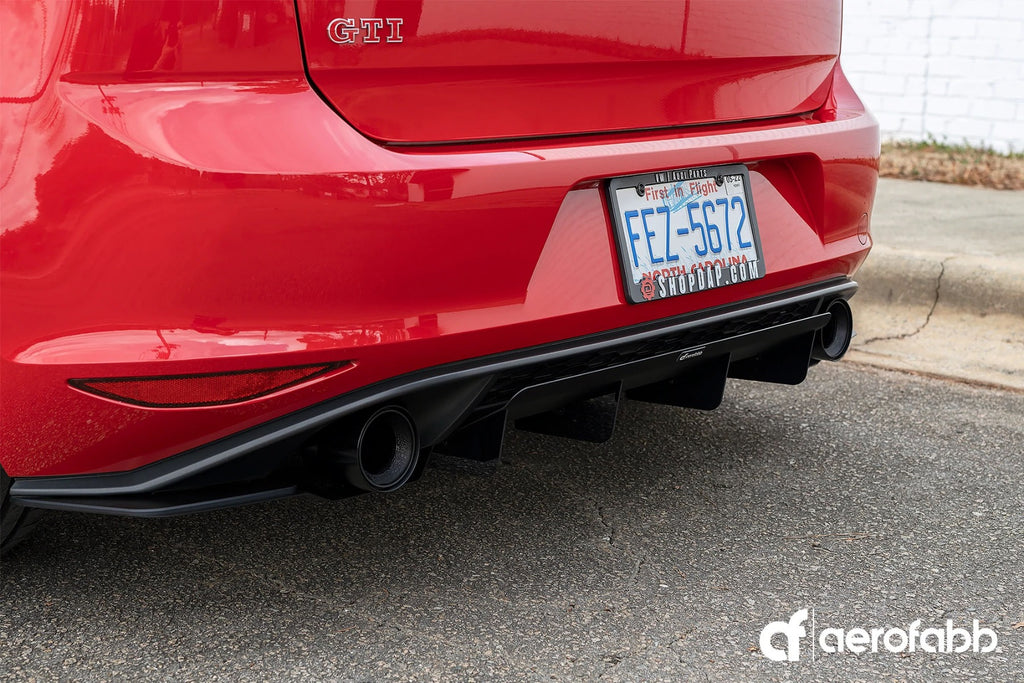 aerofabb VW Mk7 GTI V2 Rear Diffuser Kit