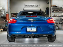 Load image into Gallery viewer, AWE Tuning Porsche 981 Performance Exhaust System - w/Chrome Silver Tips