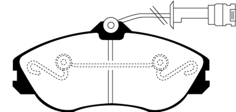 EBC 92-95 Audi 90 2.8 Ultimax2 Front Brake Pads