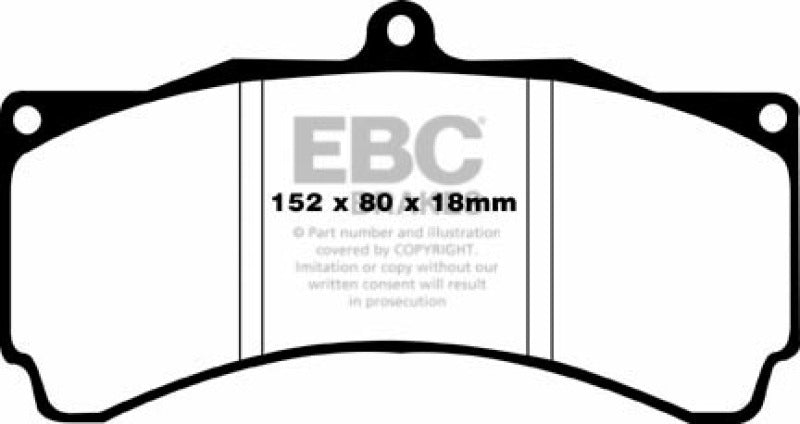 EBC Brakes Yellowstuff Performance Brake Pads