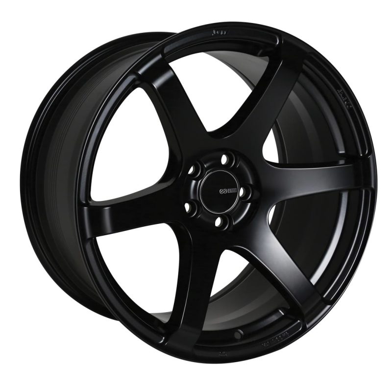 Enkei T6S 17x9 45mm Offset 5x114.3 Bolt Pattern 72.6 Bore Matte Black Wheel