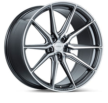 Load image into Gallery viewer, Vossen HF-3 19x9.5 / 5x112 / ET25 / Deep Face / 66.5 - Gloss Graphite Polished Wheel