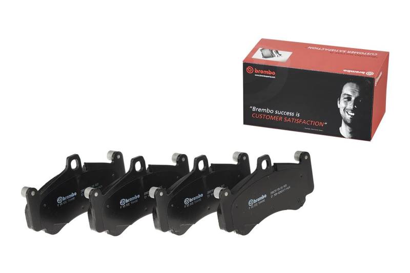 Brembo 20202 Porsche 718 Cayman/2021 718 Spyder/14-19 911 Rear Premium Low-Met OE Equivalent Pad