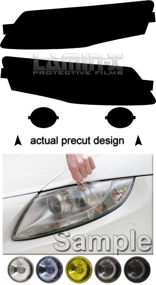 Lamin-X Headlight / Foglight Film - Audi A4 / S4 - B8 (2008-2012)
