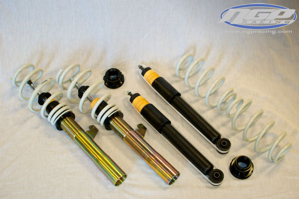 NGP Type I Coilover System - VW Mk5 Rabbit, GTI, Jetta, Mk6 Golf, GTI, R, GLI, CC FWD / Audi A3 8P, Audi TT Mk2 FWD