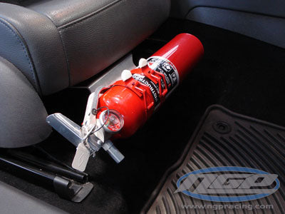 Rennline Fire Extinguisher Mount - Mk5/Mk6 Models w/ Manual Seats