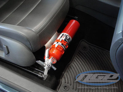 Rennline Fire Extinguisher Mount - Mk5/Mk6 Models w/ Manual Seats