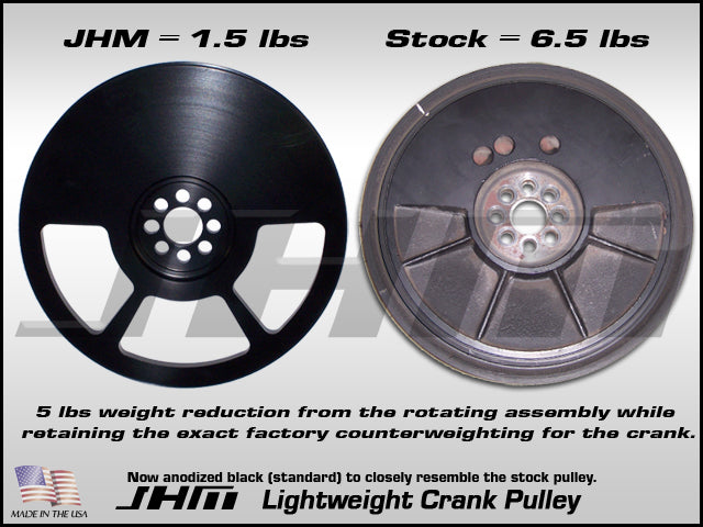 JHM Lightweight Crank Pulley for B6/B7 S4 w 4.2L (40v)