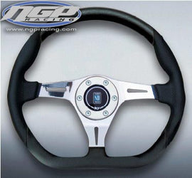 Nardi - Steering Wheel - Kallista - Black Leather 350mm