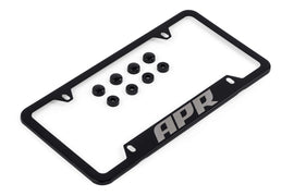 APR LICENSE PLATE FRAME - THICK, BLACK W/ HIDERS