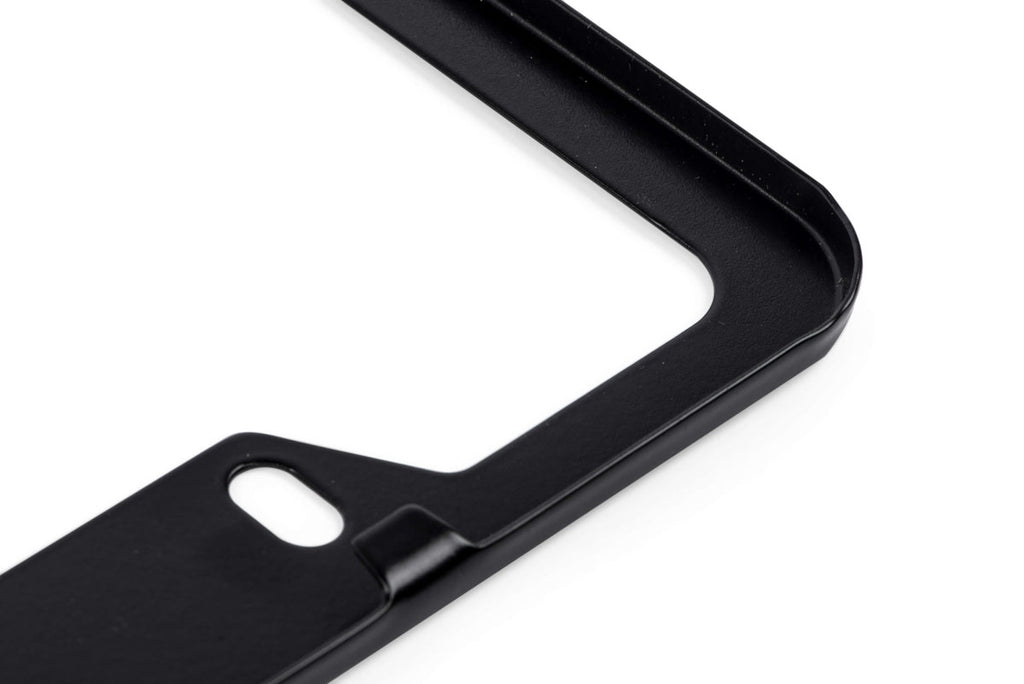 APR LICENSE PLATE FRAME - THICK, BLACK W/ HIDERS