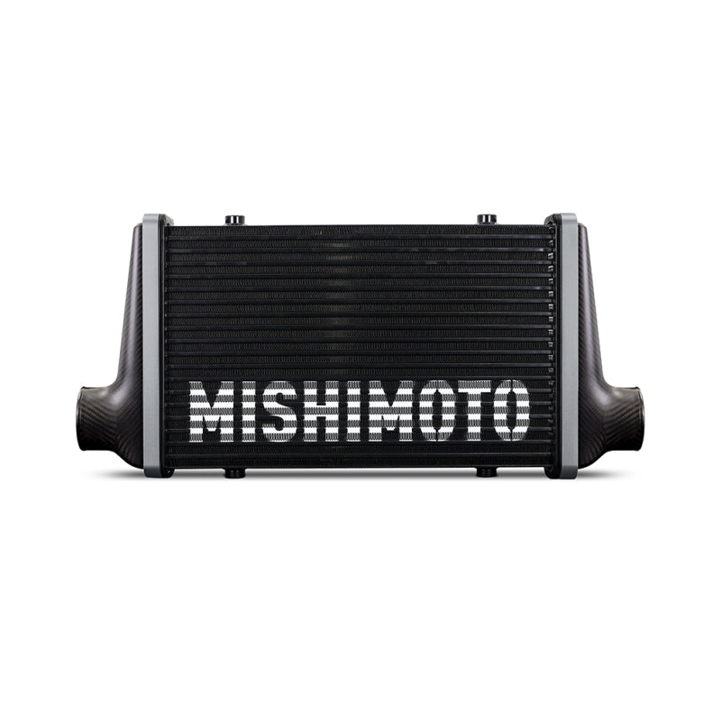 Mishimoto Universal Carbon Fiber Intercooler - Matte Tanks - 450mm Silver Core - S-Flow - P V-Band