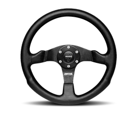 Momo Competition Steering Wheel 350 mm - Black AirLeather/Black Spokes