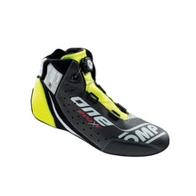 Load image into Gallery viewer, OMP One Evo X R Shoes Black/Silver/Fluorescent Yellow - Size 38 (Fia 8856-2018)