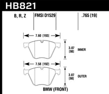 Load image into Gallery viewer, Hawk 10-15 BMW 760Li / 11-15 BMW B7 Alpina/B7 Alpina xDrive HPS 5.0 Front Brake Pads