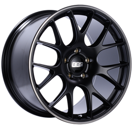 BBS CH-R 20x11.5 5x130 ET65 CB71.6 Satin Black Polished Rim Protector Wheel