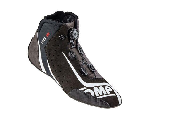 OMP KS-1R Shoes Black/Silver - Size 45