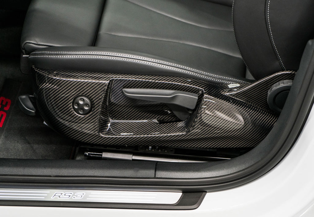 ABT - 8V RS3 Carbon Fiber Seat Frame Covers