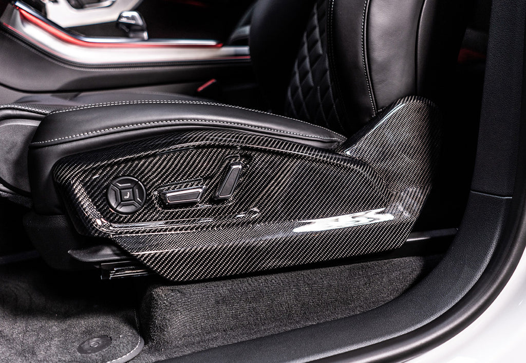 ABT - 4M0A Audi Q7, SQ7, Q8, SQ8, RSQ8 Carbon Fiber Seat Frame Covers