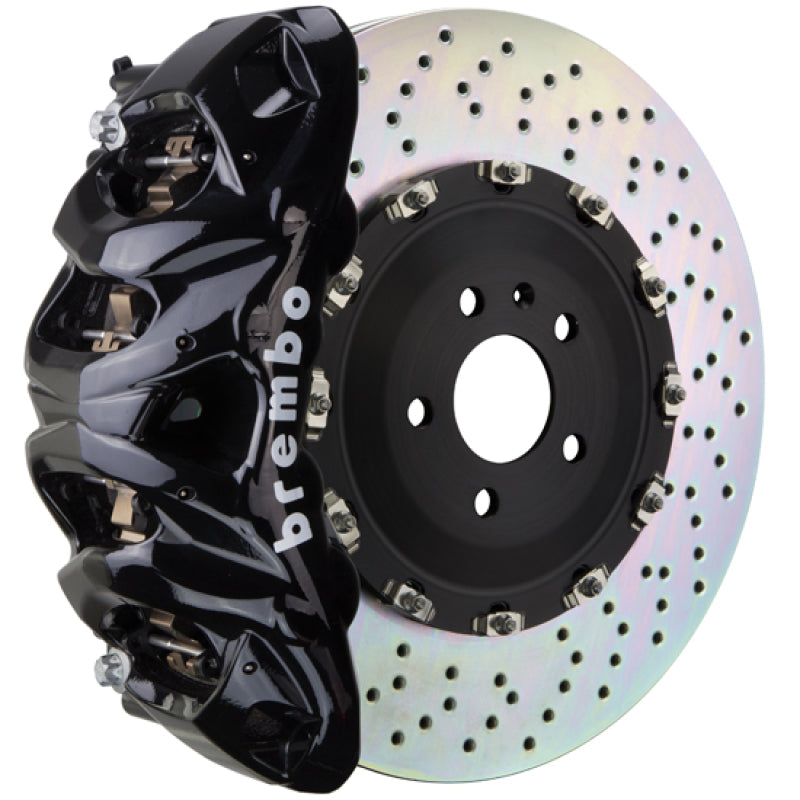 Brembo 21+ F150 2WD/4WD (Excl. Raptor) Front GT BBK 8 Piston Cast 412x38 2pc Rotor Drilled-Black