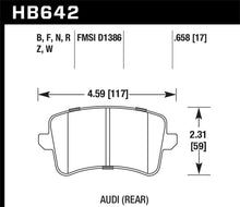 Load image into Gallery viewer, Hawk 09-10 Audi A4/A4 Quattro/A5 Quattro/Q5/S5 / 10 S4 HPS Street Rear Brake Pads