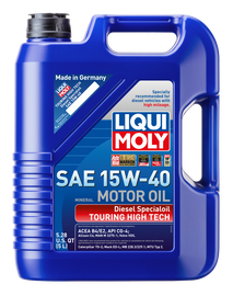 LIQUI MOLY 5L Touring High Tech Diesel Special Motor Oil SAE 15W40