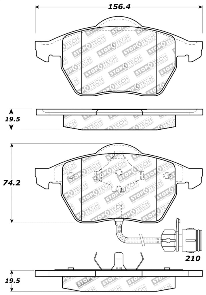 StopTech Performance Brake Pads