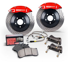 Load image into Gallery viewer, StopTech 84-89 Porsche 911 Level 1 Street Rear BBK w/ Red ST42 Calipers 290X24 Slotted Rotors