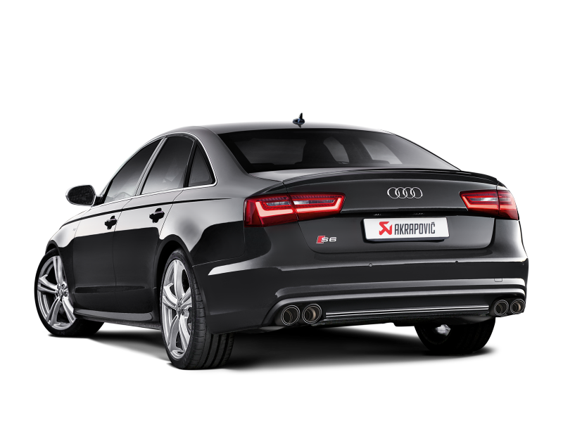 Akrapovic Evolution Titanium Catback Exhaust System - Audi C7 S6, S7