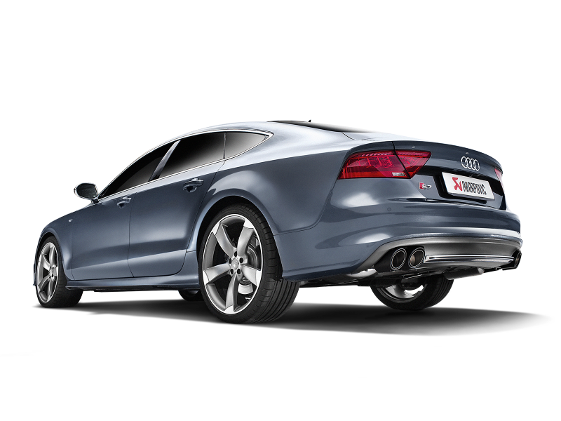 Akrapovic Evolution Titanium Catback Exhaust System - Audi C7 S6, S7