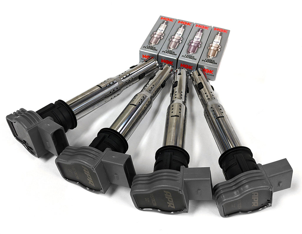 APR FSI, Gen1, Gen2 TSI 2.0T Coilpack Kit Set of 4 with Spark Plugs