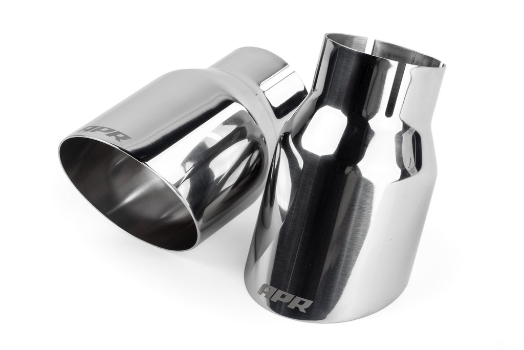 APR Single-Walled Exhaust Tips - 3.5" Polished Silver