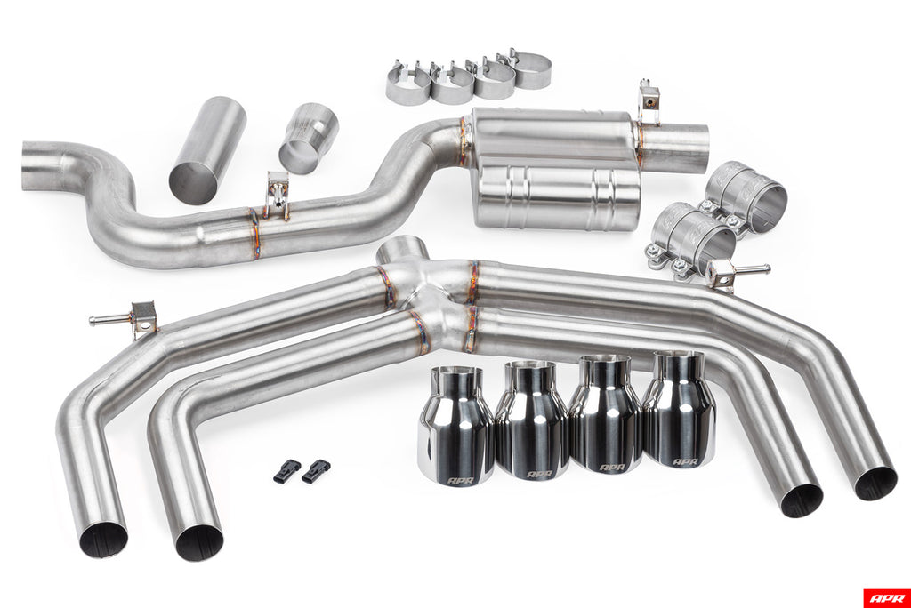 APR Valveless Catback Exhaust System for the Audi 8V S3