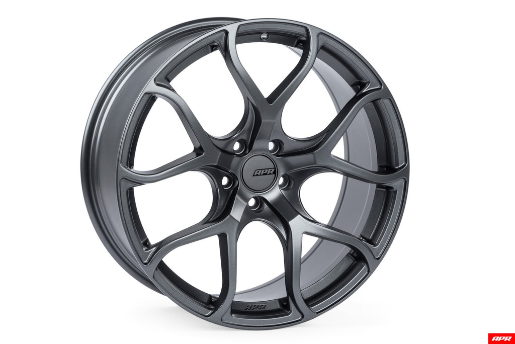 APR A01 Flow Formed Wheel - Brushed Gunmetal - 5x112, 20x9" ET42