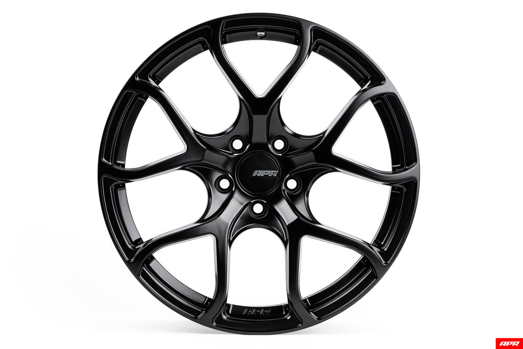 APR A01 Flow Formed Wheel - Satin Black - 5x112, 18x8.5" ET45