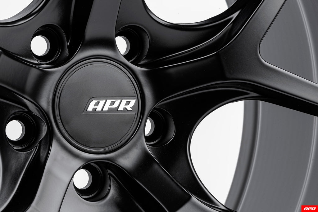 APR A01 Flow Formed Wheel - Satin Black - 5x112, 18x9" ET40 - NLA