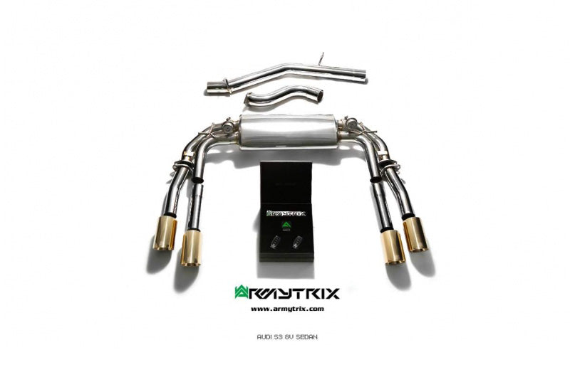 Armytrix Cat-Back Exhaust System - Audi 8V S3